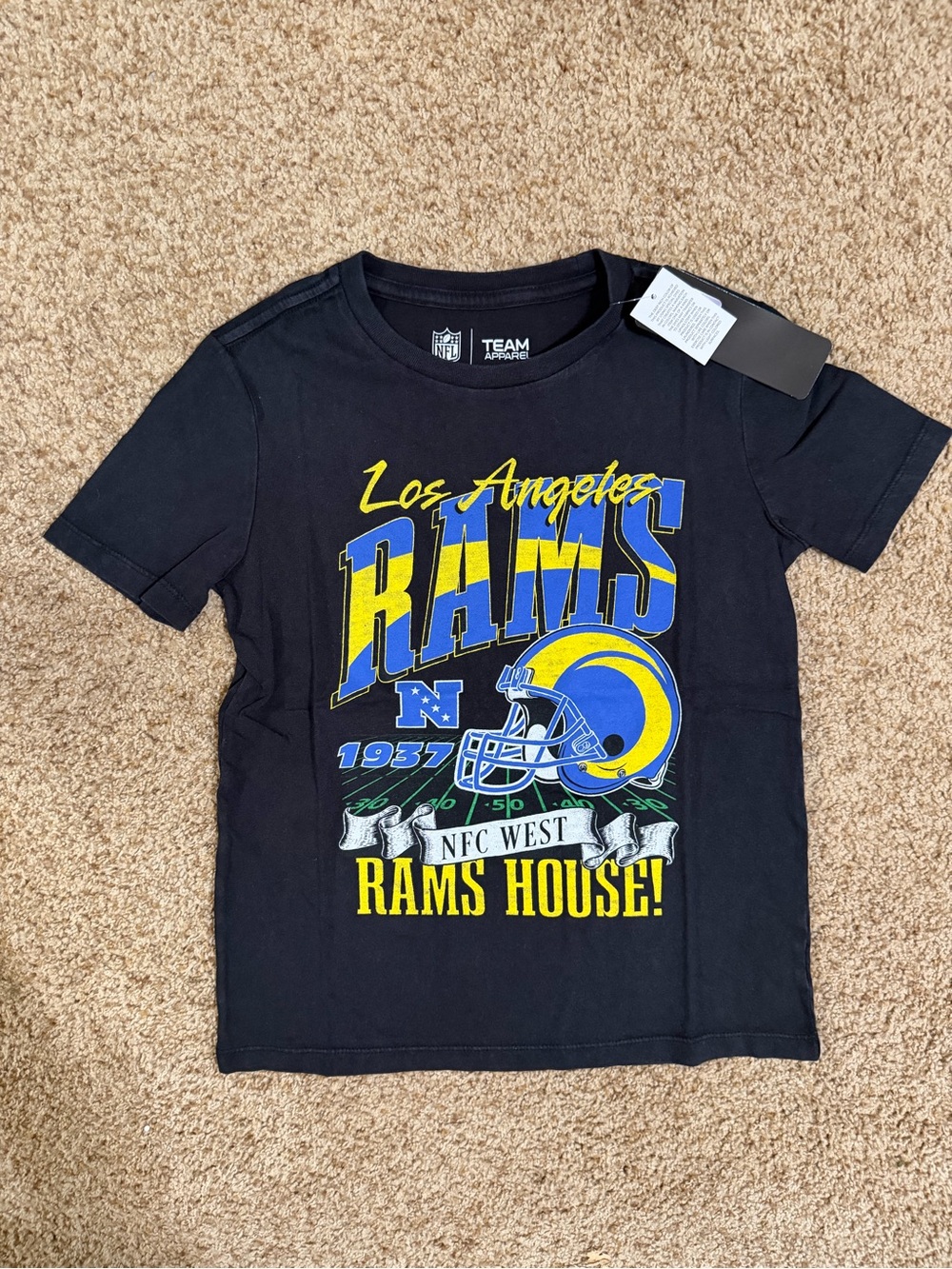 NFL Team Apparel Kids Los Angeles Rams Graphic Tee